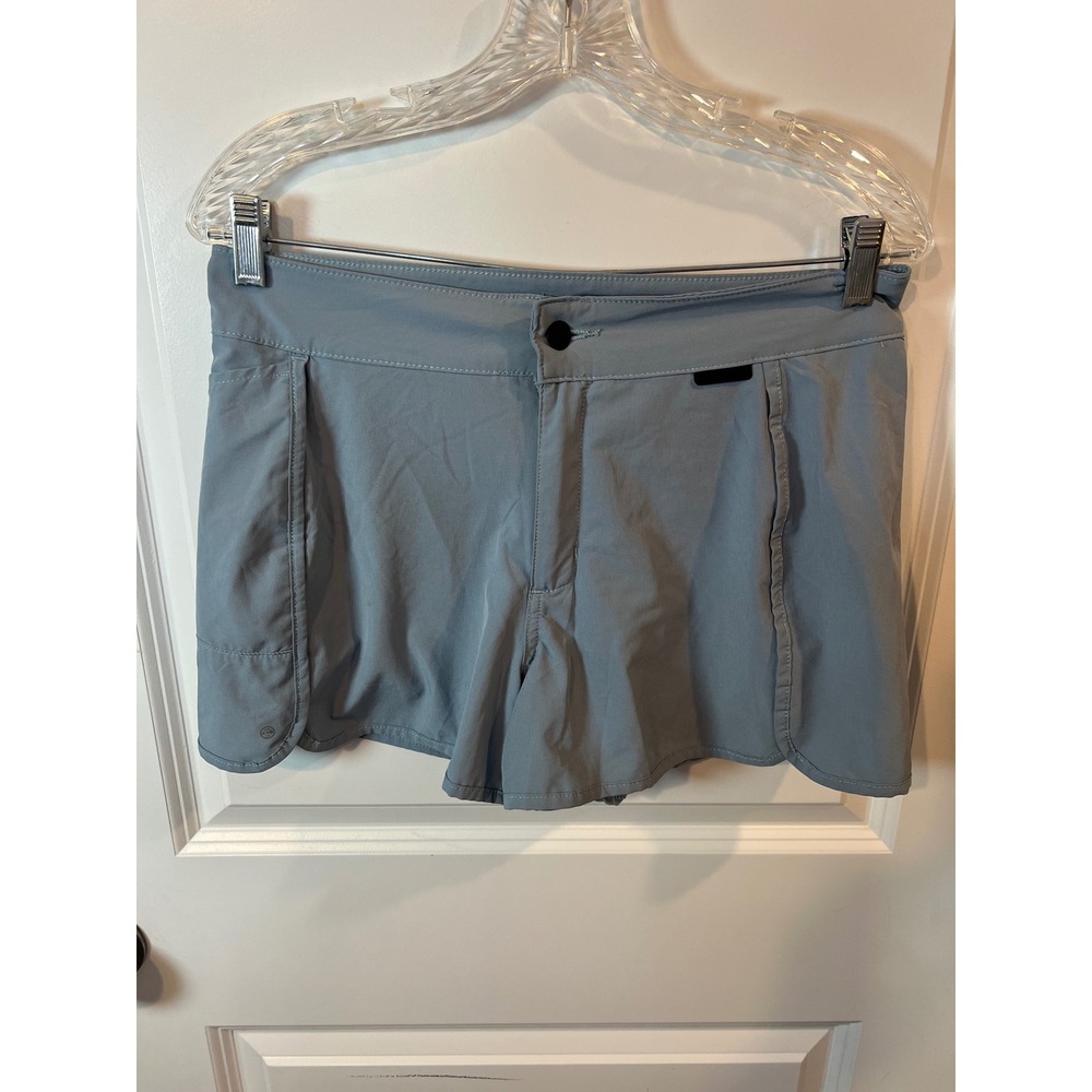 Wrangler Womens All Terrain Gear ATG-X Hiking Shorts Blue Gray 10